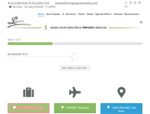 Tablet Screenshot of chicagosignaturelimo.com